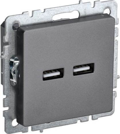 

Розетка USB IEK Brite BR-U21-D31-K46