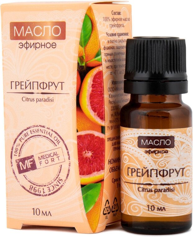 

Medical fort Эфирное масло Medicalfort Грейпфрут 10 мл