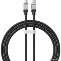 Кабель Baseus CoolPlay Series USB Type-C - USB Type-C (1 м, черный)