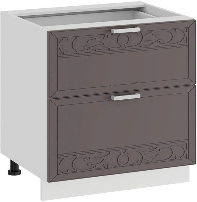 

Шкаф напольный Трия Долорес 1Н6Я2 (белый/муссон)