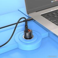 Автомобильное зарядное Borofone BZ20A (черный)