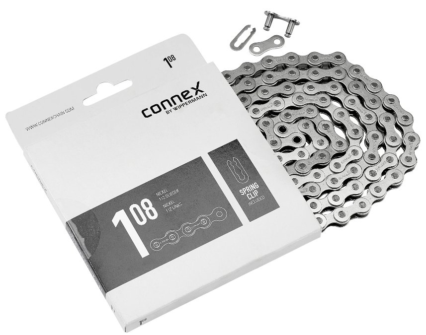 

Цепь велосипедная Connex 108 1/2"x1/8" 112L