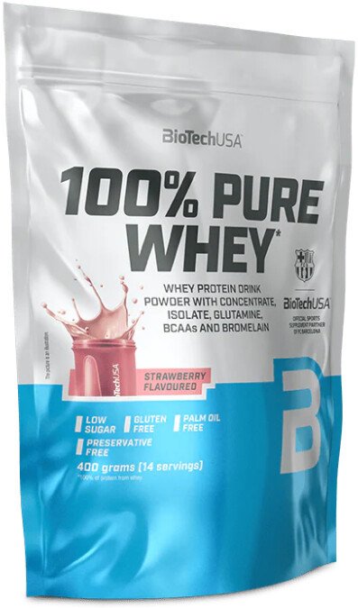 

Протеин комплексный BioTech USA 100% Pure Whey (клубника, 400 г)