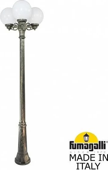 

Городской фонарь Fumagalli Globe RICU BISSO/G250 3L FU_G25.157.S30.BYF1R