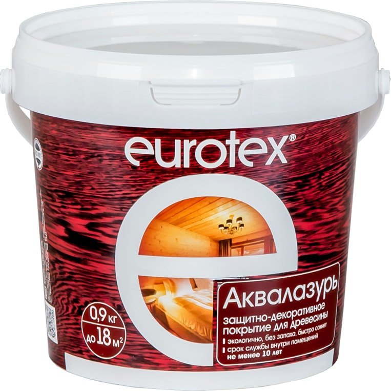 

Лак Eurotex Аквалазурь (калужница, 0.9 кг)