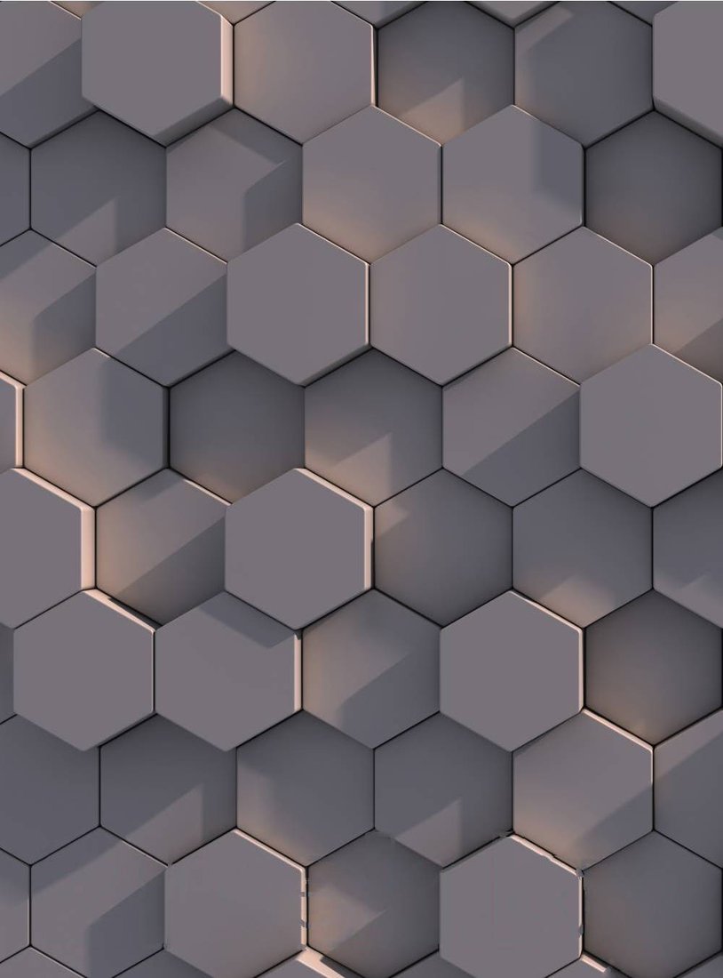 

Фотообои Vimala 3D Шестиугольники 3 270x200