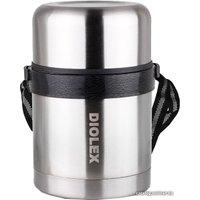 Термос для еды Diolex DXF-600-1 0.6л (серебристый)
