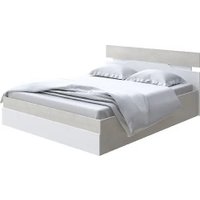 Кровать PROxSON Milton с ПМ 160x200 (дуб шамони светлый 124/белый)