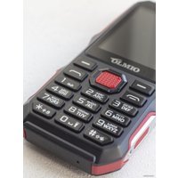 Кнопочный телефон Olmio X02 (черный/красный)