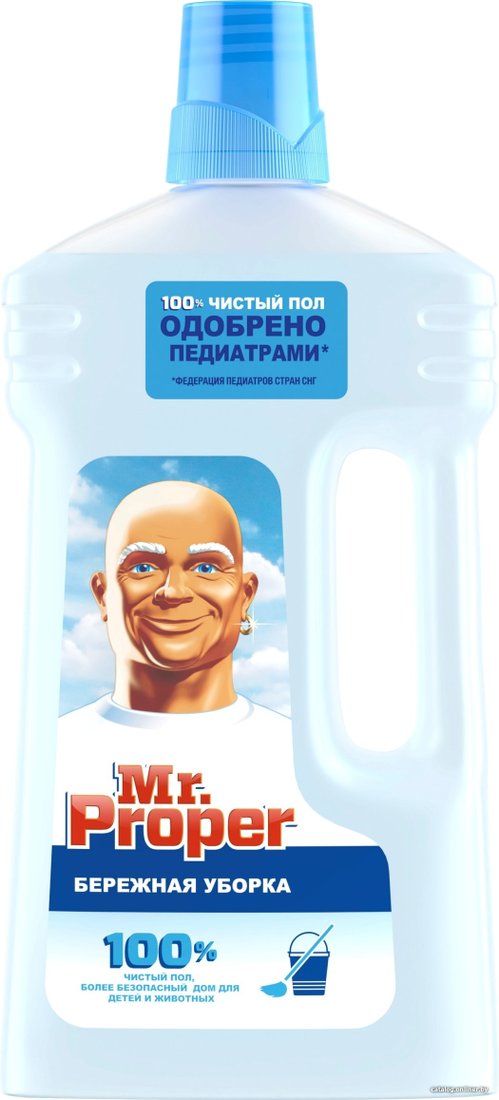 Средство для напольных покрытий Mr. Proper Бережная уборка 1 л
