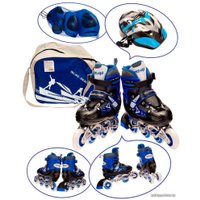 Роликовые коньки Favorit 106SET-L-BL (р. 38-41)