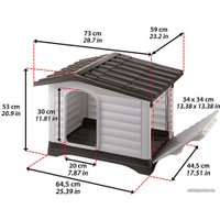 Будка Ferplast Dogvilla 70 87253099