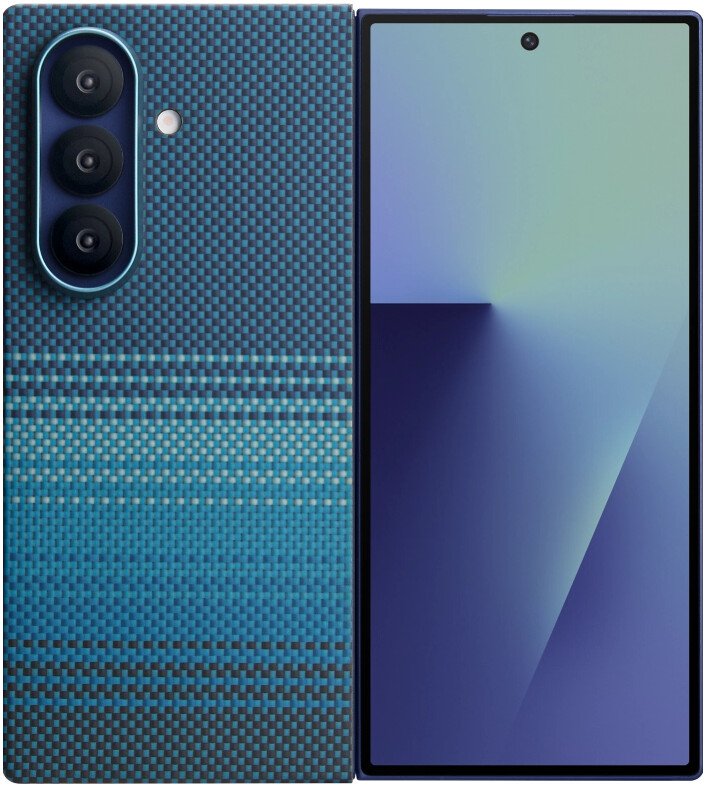 

Чехол для телефона Pitaka Ultra-Slim для Galaxy Z Fold7 (Moonrise)