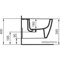 Биде Ideal Standard Connect space E1201