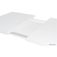 Кухонный стол ЭлиГард Sheldon 118(157)х72х76 (белый структурный)