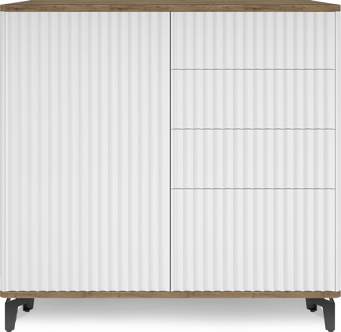 

Комод Shtabe Royal 5063 эко (дуб веллингтон/черный)
