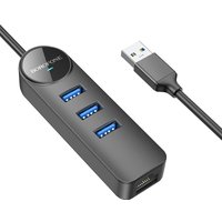 USB-хаб Borofone DH6 USB Type-A (3 x USB 3.2 Gen1, 1.2 м)