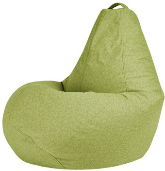 Кресло-мешок Мама рада! Elegant с двойным чехлом (рогожка, фисташка, XXL, smart balls)