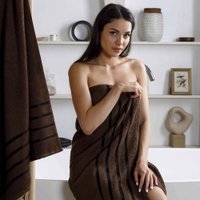 Набор полотенец Diana ПМD-ТемК-П3-30-50-70 (темное какао)