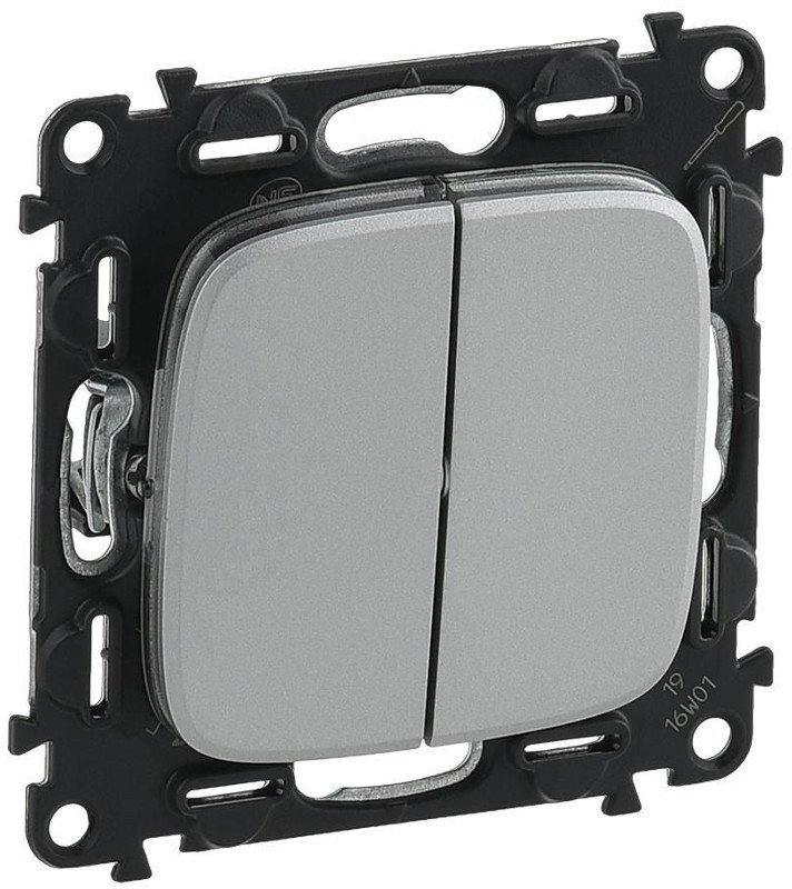 

Выключатель Legrand Valena Allure 752905 (алюминий)