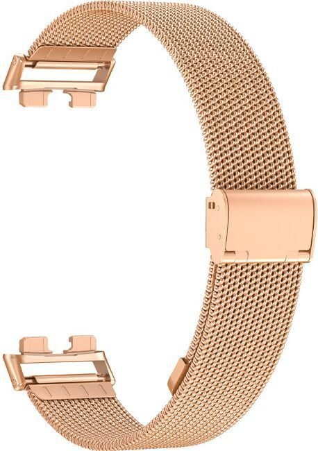 

Браслет Rumi Mesh металлический для Huawei Band 8/9 (красное золото)
