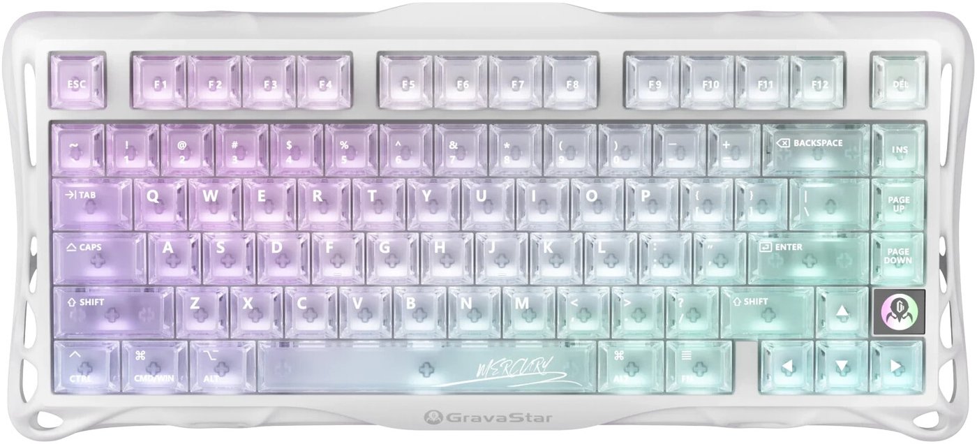 

Клавиатура Gravastar Mercury K1 Lite Crystal Aurora (GravaStar Stellar Flash)