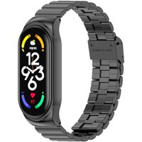 Браслет Mijobs блочный для Xiaomi Smart Band 7 (черный)