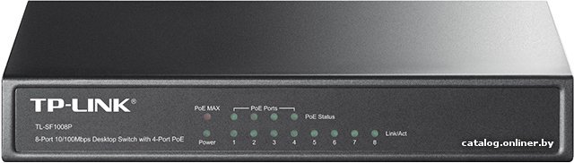 Неуправляемый коммутатор TP-Link TL-SF1008P
