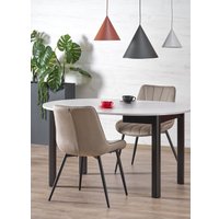 Кухонный стол Halmar Ringo 102-142/102/76 (кашемир/черный)