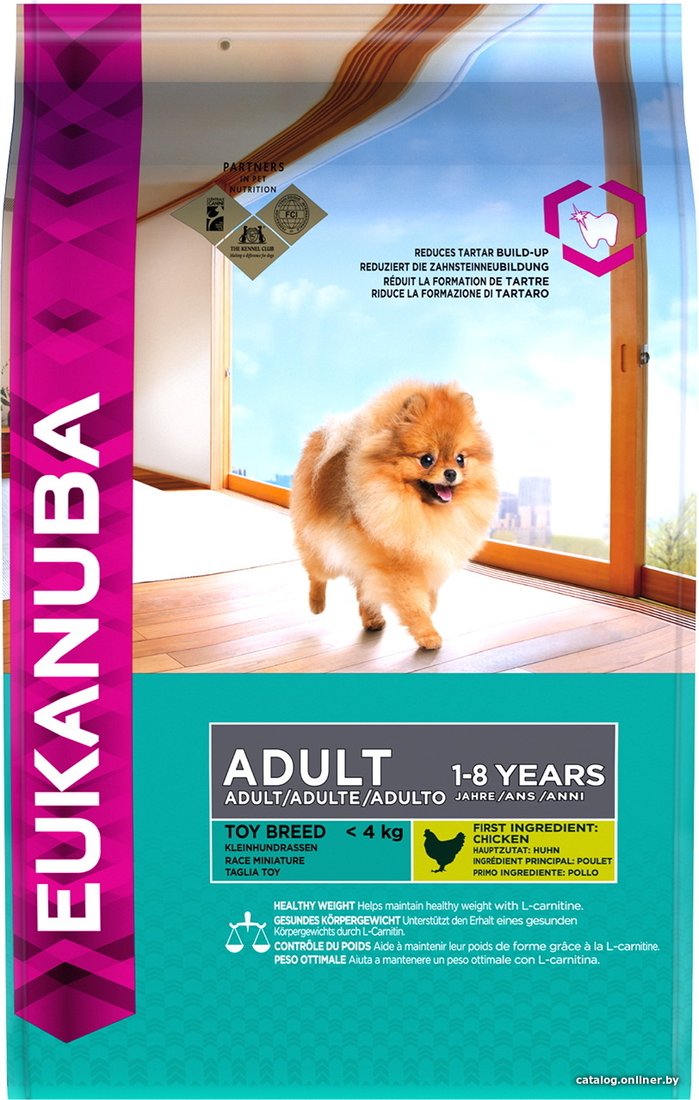 Сухой корм для собак Eukanuba Adult Toy Breed 1.5 кг