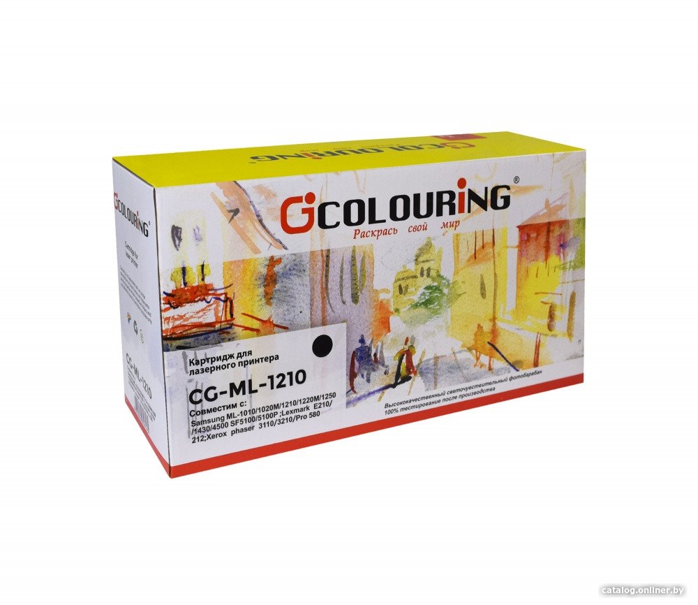 Картридж Colouring CG-ML-1210D3/109R00639 (аналог Samsung ML-1210D3, Xerox 109R00639)