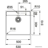 Кухонная мойка Franke Maris MRX 210-50 TL 127.0544.022