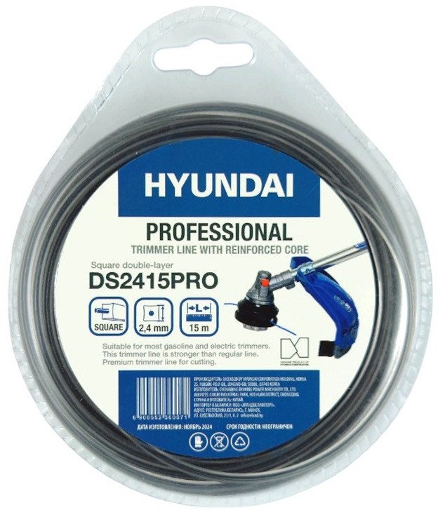 Леска для триммера Hyundai DS-2415 PRO