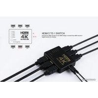 Адаптер USBTOP 5x1 HDMI UltraHD 4K 3D + пульт ДУ + внешний ИК датчик, активный