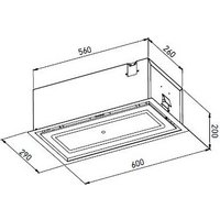 Кухонная вытяжка ZorG Amina 1060 60 S (черный)