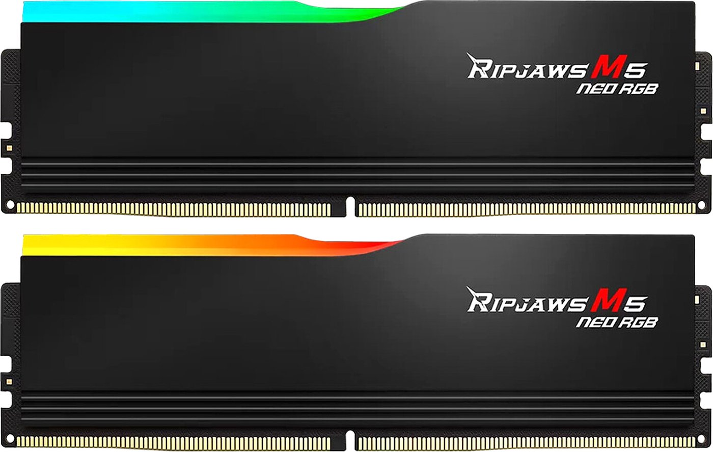 

Оперативная память G.Skill Ripjaws M5 Neo RGB 2x16ГБ DDR5 6000 МГц F5-6000J3648D16GX2-RM5NRK
