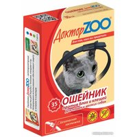 Ошейник от блох и клещей Доктор ZOO Для собак и кошек от блох/клещей (35 см)