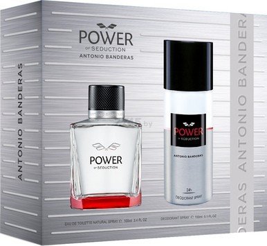 

Парфюмерный набор Antonio Banderas Power Of Seduction 100 мл + deo-spray 150 мл