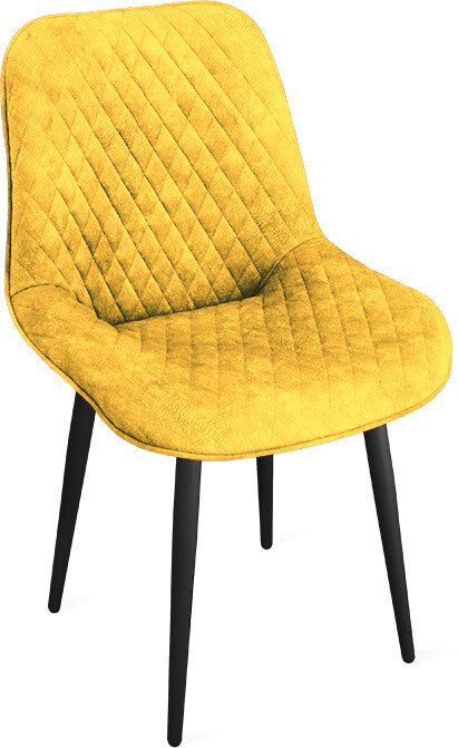 

Стул Трия Оливер К1С (черный муар/микровелюр Wellmart Yellow)