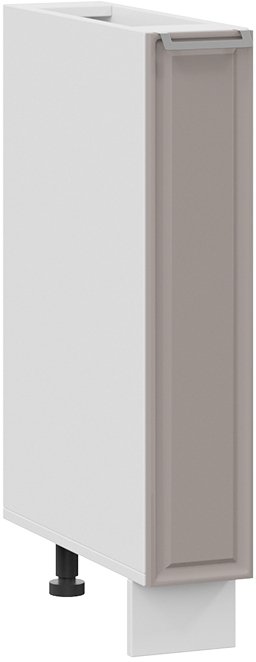 

Шкаф напольный Трия Белладжио 1Н15К (белый/софт капучино)