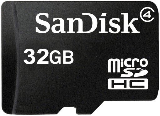 

Карта памяти SanDisk microSDHC (Class 4) 32GB (SDSDQM-032G)