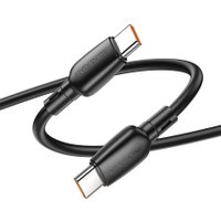 Кабель Borofone BX93 USB Type-С - USB - Type-C (100Вт, 1 м, черный)
