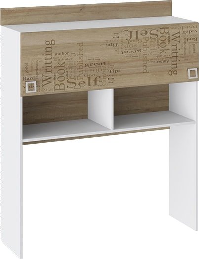 

Книжный шкаф Трия Оксфорд ТД-139.15.11 (ривьера/белый с рисунком)