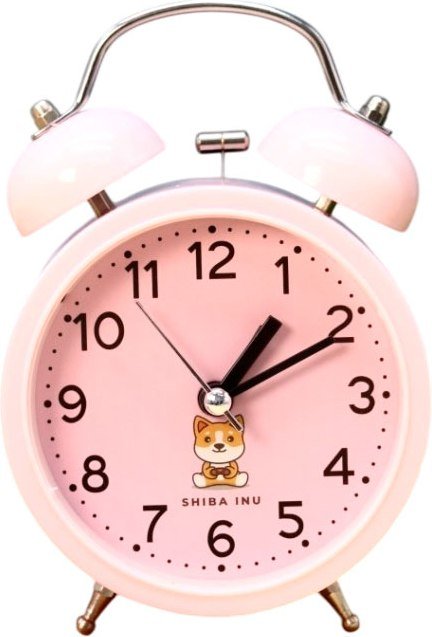 

Настольные часы ILikeGift Shiba-inu C010 (розовый)