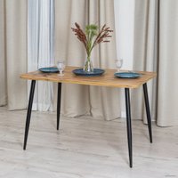 Кухонный стол TetChair Pluto (дуб вотан/черный)