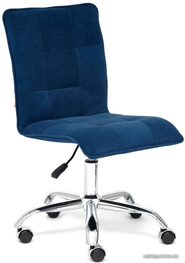 Офисное кресло TetChair Zero (флок, синий)