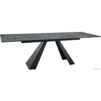 Кухонный стол Signal Salvadore ceramic SALVADORETVC160 (морской/черный матовый)