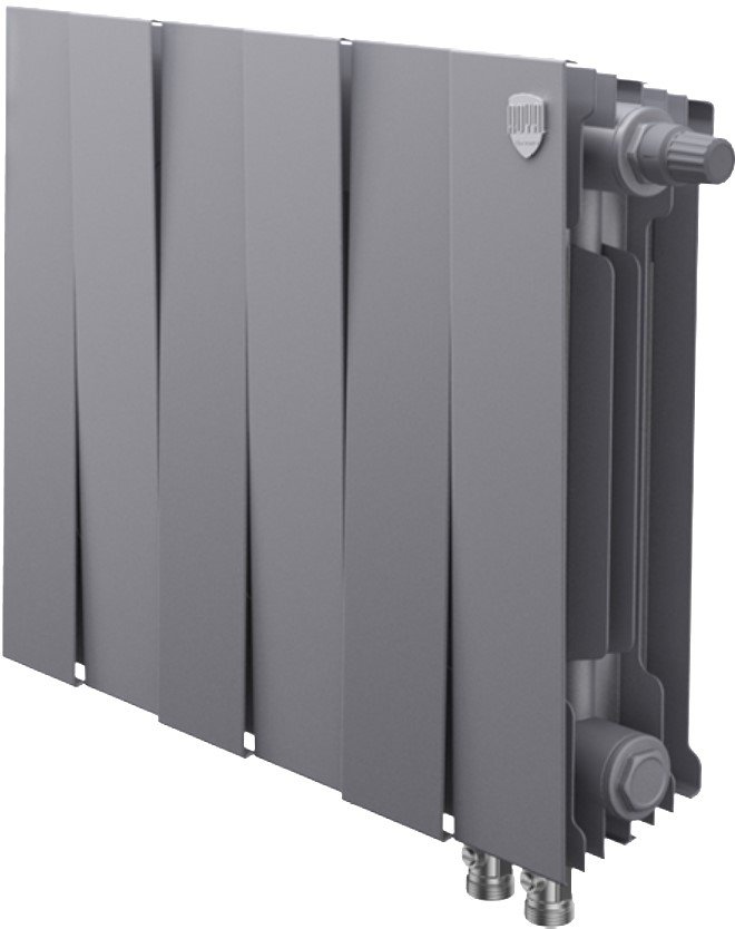 

Биметаллический радиатор Royal Thermo PianoForte 300 VDR Silver Satin (6 секций)