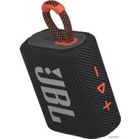 Беспроводная колонка JBL Go 3 (черный/оранжевый)