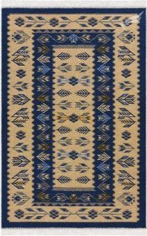 Ковер для жилой комнаты Shahintex Etno Icarpet 120x180 003 455573 (сапфир)